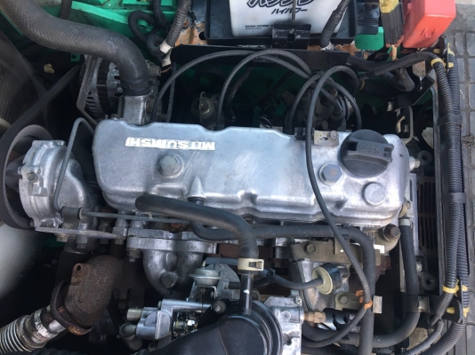 ขายรถโฟล์คลิฟท์มือสอง ราคาเบาๆ ยกได้ 1.4 ตัน เสา 3 เมตร Mitsubishi KFG14T นำเข้าจากญี่ปุ่น