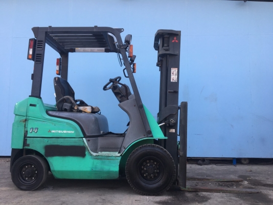 ขายรถโฟล์คลิฟท์มือสอง ราคาเบาๆ ยกได้ 1.4 ตัน เสา 3 เมตร Mitsubishi KFG14T นำเข้าจากญี่ปุ่น