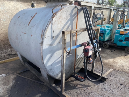 ถังน้ำมัน2500ลิตรพร้อมหัวจ่ายใช้ไฟแบตเตอรี่รถยนต์ ถังน้ำมัน2500ลิตรพร้อมหัวจ่ายใช้ไฟแบตเตอรี่รถยนต์