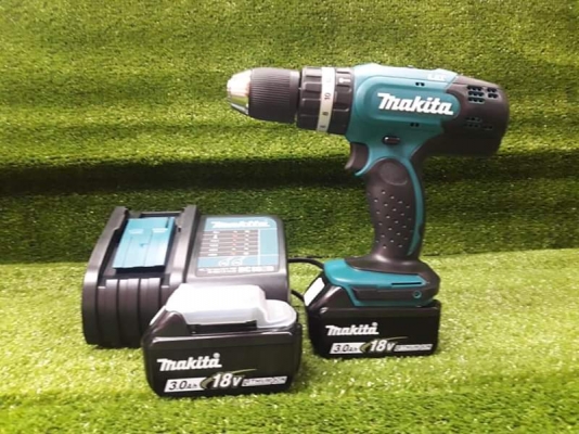 สว่านไร้สาย MAKITA DHP453FX13 แท้ประกันศูนย์ 6 เดือน อุปกรณ์เสริม 101 ชิ้น สว่านไร้สาย MAKITA DHP453FX13 แท้ประกันศูนย์ 6 เดือน อุปกรณ์เสริม 101 ชิ้น