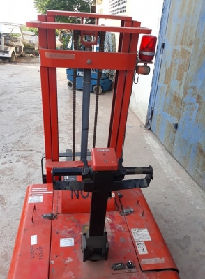 โฟล็คลิฟไฟฟ้า แบบเดินตาม 500กิโลกรัม ใช้งานได้