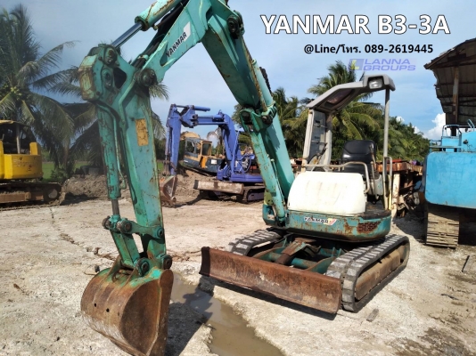 ขายรถขุดYANMAR- B3-3A เครื่องยนต์ยันม่าร์3TNE82 จำนวน 3 สูบ ,คอนโทรลน้ำมัน , ปั๊มนิ้ว , แทรคยาง, รถเ