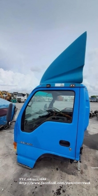 SALE*งานตามหา!! หัวเก๋ง รถบรรทุกไซค์ 6 ล้อกลาง / CABIN ISUZU : NPR หัวการ์ตูน (สีน้ำเงิน) (รุ่นยกหัวได้/มีหมวก)