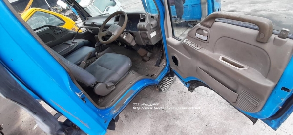 SALE*งานตามหา!! หัวเก๋ง รถบรรทุกไซค์ 6 ล้อกลาง / CABIN ISUZU : NPR หัวการ์ตูน (สีน้ำเงิน) (รุ่นยกหัวได้/มีหมวก)