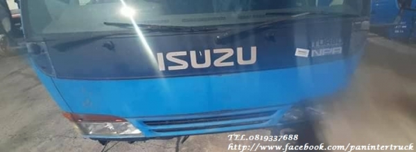 SALE*งานตามหา!! หัวเก๋ง รถบรรทุกไซค์ 6 ล้อกลาง / CABIN ISUZU : NPR หัวการ์ตูน (สีน้ำเงิน) (รุ่นยกหัวได้/มีหมวก)