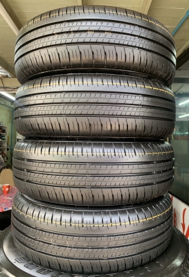 ล้อแม็กป้ายแดง Toyota Yaris Ativ ขอบ 15 สีเทาหน้าเงา พร้อมยางใหม่ป้ายแดง 185-60-15 Dunlop ปี 20 ใหม่ยกห้าง สวยกริ๊บ