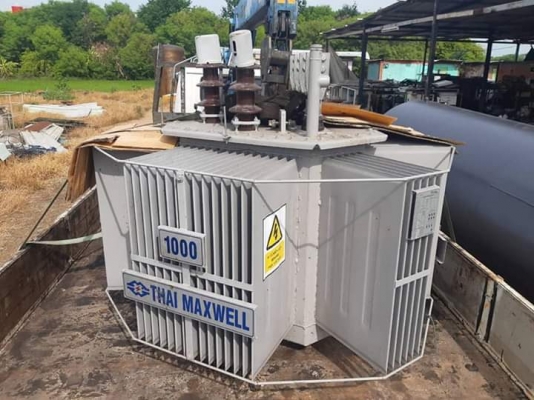 หม้อแปลงไฟฟ้า thai MaxWell  1000KVA สภาพใหม่เก็บเก่า สนใจทักมาสอบถามได้คะ 0917926651