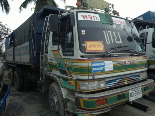 ขายรถ HINO 3H  ดั้ม 2 เพลา รถพ่วง