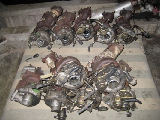 ขายเหมาเทอร์โบ rb25 ใบดำ5ลูก ใบขาว6 ลูก ทั้งหมด 15,000