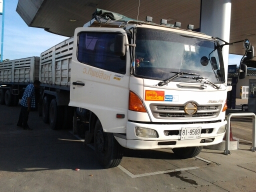 ขายรถพ่วงดํ๊ม hino mega 260 ลูก3เพลา