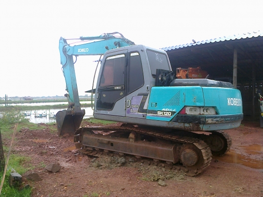 ขายSK120 มาค์ทรี เอกสารอินวอย์ (ยนตระการ)ไฟ้ฟ้าครบ ใช้ได้ทุกอย่าง แอร์เย็น ไม่มีโหลด โซ่เต็ม เอวแน่น