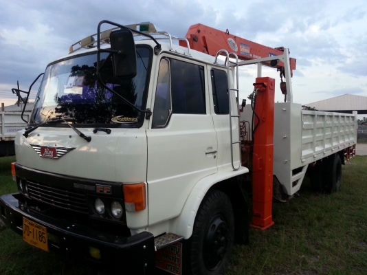 ขาย 6 ล้อใหญ่ ฮีโน่ F 17  ติดเครน 5 ตัน   สวยพร้อมใช้