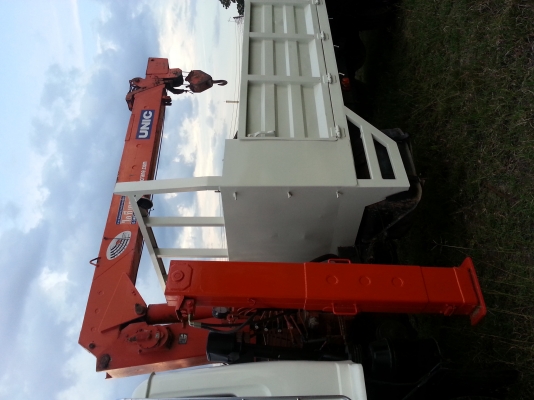 ขาย 6 ล้อใหญ่ ฮีโน่ F 17  ติดเครน 5 ตัน   สวยพร้อมใช้