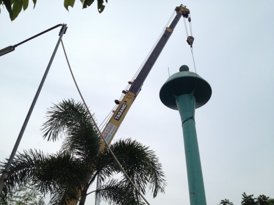 ขายถังแชมเปนสูง 15 เมตร สภาพสวย ไม่ผุ ประกอบใช้งานได้เลย