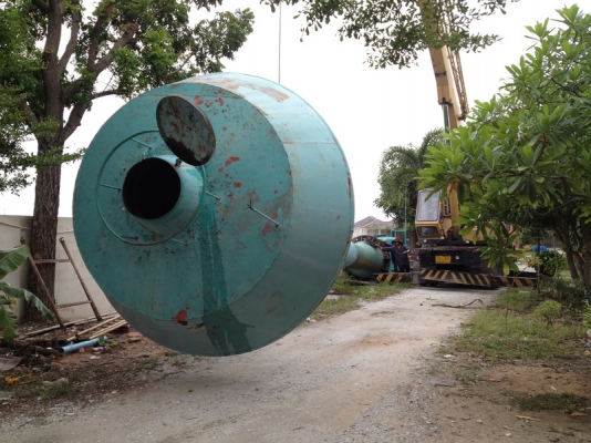 ขายถังแชมเปนสูง 15 เมตร สภาพสวย ไม่ผุ ประกอบใช้งานได้เลย