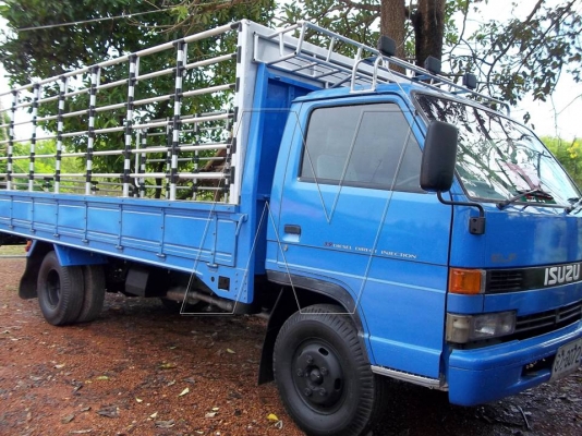 ขาย 6 ล้อ อีซุ NPR 130 แรงม้า / กระบะยาว 5.0 เมตร พื้นสแตนเลส ( รถประกอบ )