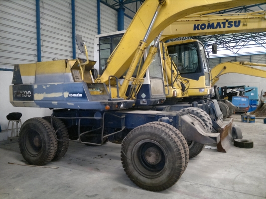 รถขุด KOMATSU PW100-3 ปี2000 รถนอกนำเข้าจากญี่ปุ่น ราคาไม่แพงครับ