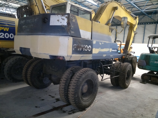 รถขุด KOMATSU PW100-3 ปี2000 รถนอกนำเข้าจากญี่ปุ่น ราคาไม่แพงครับ