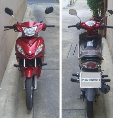 ขาย Yamaha Spark 135cc สีแดง จดทะเบียนปี49  พรบ.หมด ม.ค.56