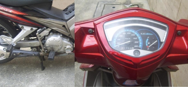 ขาย Yamaha Spark 135cc สีแดง จดทะเบียนปี49  พรบ.หมด ม.ค.56