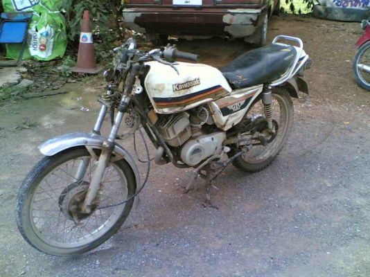 ขายคาวาซากิ GTO เล่มทะเบียนพร้อมชุดโอน เครื่องเดิมอะไหร่เดิมขาย 5500 บาท