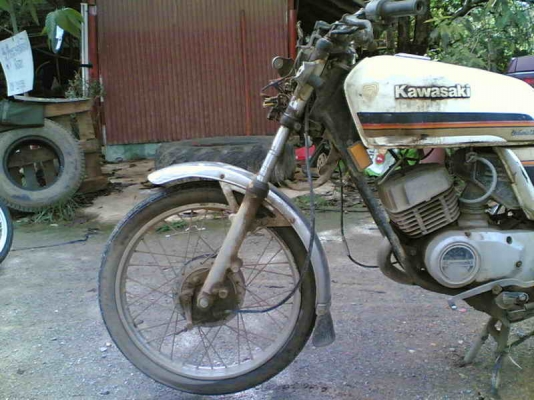 ขายคาวาซากิ GTO เล่มทะเบียนพร้อมชุดโอน เครื่องเดิมอะไหร่เดิมขาย 5500 บาท