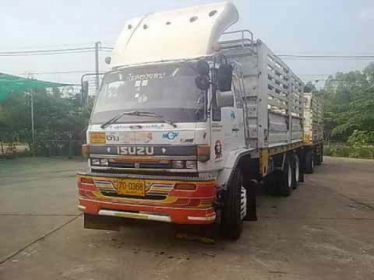 ขายรถสิบล้อลากแม่-ลูกไม่ดั้มคอกเกษตร ISUZU ROKEY 240 รถสวยสภาพพร้อมใช้