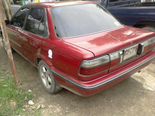 COROLLA 1600 CC เกียร์ออโต้ ปี1990 เครื่อง 4A-Fไฟฟ้าทั้งคัน โฉมโดเรมอน แก๊ส LPG ประหยัดสุดๆ COROLLA 1600 CC เกียร์ออโต้ ปี1990 เครื่อง 4A-Fไฟฟ้าทั้งคัน โฉมโดเรมอน แก๊ส LPG ประหยัดสุดๆ