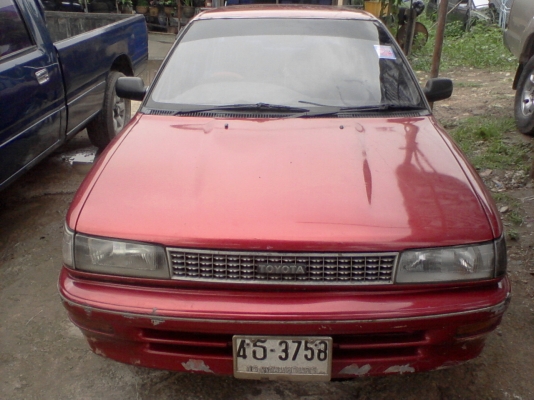 COROLLA 1600 CC เกียร์ออโต้ ปี1990 เครื่อง 4A-Fไฟฟ้าทั้งคัน  โฉมโดเรมอน  แก๊ส LPG ประหยัดสุดๆ