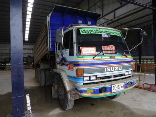 รถบรรทุก 10ล้อ ร๊อคกี้ + หางพ่วงไทยเทรนเลอร์เนียม ดัมฟ์ได้