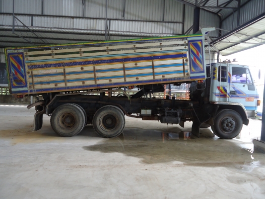 รถบรรทุก 10ล้อ ร๊อคกี้ + หางพ่วงไทยเทรนเลอร์เนียม ดัมฟ์ได้