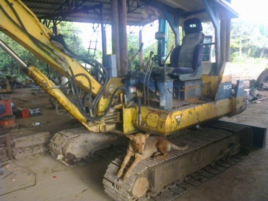 ขายรถแบคโฮ KOMATSU pc 40-6 พร้อมลายหัวเจาะสภาพสวยพร้อมใช้