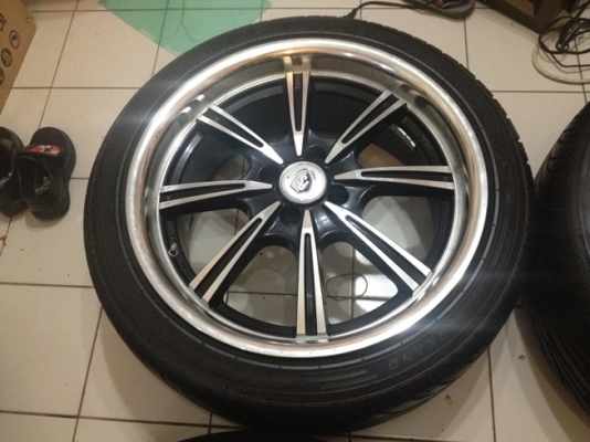 ขายแม็กซ์มือ2 แนว VIP ขอบ 17 4รู100 +ยางปี10 ราคา 10900 บาท