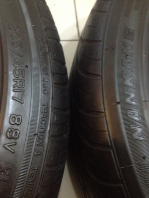 ขายแม็กซ์มือ2 แนว VIP ขอบ 17 4รู100 +ยางปี10 ราคา 10900 บาท