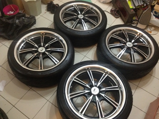 ขายแม็กซ์มือ2 แนว VIP ขอบ 17 4รู100 +ยางปี10 ราคา 10900 บาท