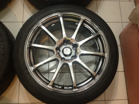 ขายแม็กซ์มือ2 ขอบ18 Advan RS 5 รู 114+ยางปี 11 ราคา 17500 บาท ขายแม็กซ์มือ2 ขอบ18 Advan RS 5 รู 114+ยางปี 11 ราคา 17500 บาท