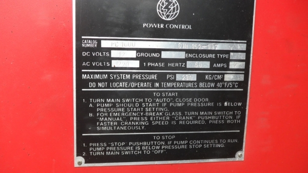 ขายปั้มน้ำดับเพลิง คัมมิ้น สภาพสวย พร้อมใช้งาน ราคาไม่แพง...