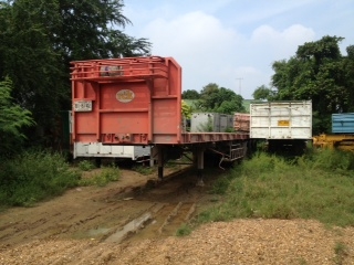 หางพื้นเรียบ 3 คาน 12.50 m ของรุ่งเจริญ