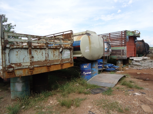 กระบะรถ แท็งค์น้ำ แท็งค์น้ำมันพืช