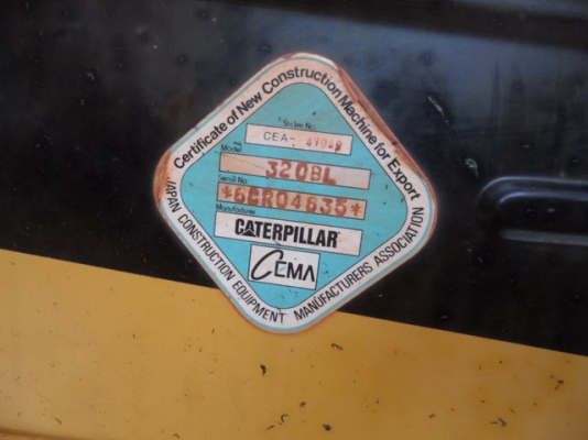 ขาย Cat320BL รถนอกนำเข้า ขาย Cat320BL รถนอกนำเข้า