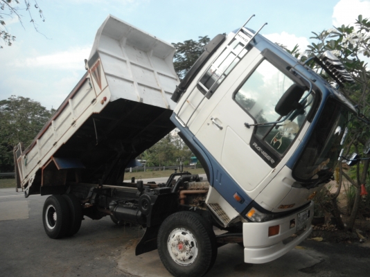 ขายรถ 6 ล้อ ดัมพ์ดิน HINO สมอร์ทอง เครื่อง 195 แรง กระบะเหล็ก คัชซีสวย ขับดี