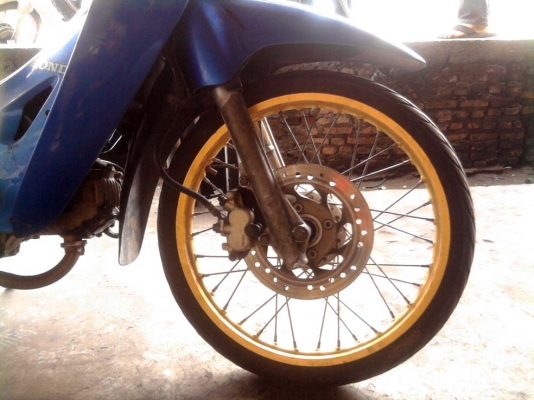 ขออนุญาติขาย HONDA WAVE 125R U-Box สีน้ำเงินดำ ดิสหน้า-หลัง