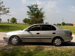 ขาย Toyota corona  ท้ายโด่ง  1994  เดิมๆ ติดแก๊ส แล้ว