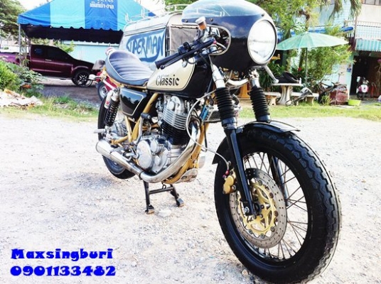 แม็กสิงห์บุรี//SR400 ปี99 แต่ง คาเฟ่+ไอ้โม่ง หล่อๆ โหดๆ สวยๆ อินวอย 69000 ด่วน