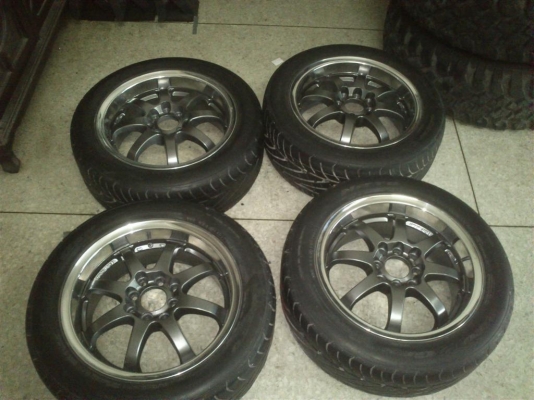 ขายแม้ก15 4/110/114 พร้อมยางคับ