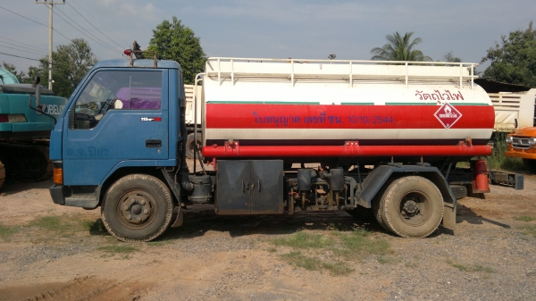ขายรถน้ำ6 ล้อ 6000 ลิตร MITSUBISHI 115 แรง ปี38 เกียร์สั้น ใช้ปั้มปั่นสเปร์ดูด-ฉีดในตัว