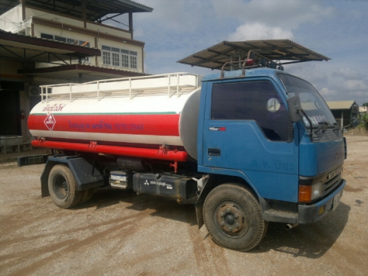 ขายรถน้ำ6 ล้อ 6000 ลิตร MITSUBISHI 115 แรง ปี38 เกียร์สั้น ใช้ปั้มปั่นสเปร์ดูด-ฉีดในตัว