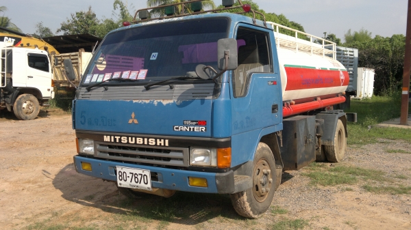 ขายรถน้ำ6 ล้อ 6000 ลิตร MITSUBISHI 115 แรง ปี38 เกียร์สั้น ใช้ปั้มปั่นสเปร์ดูด-ฉีดในตัว