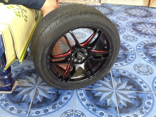 ขายด่วนล้อแมกสวยย17นิ้้ว 55 /215/17