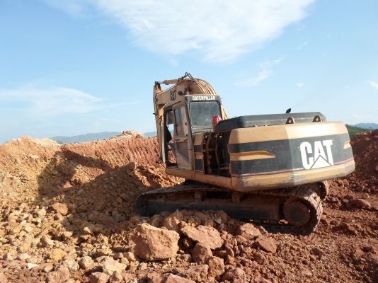 ขายแบ็คโฮ CAT 320B  สภาพพร้อมใช้งาน เอกสารเล่มทะเบียน